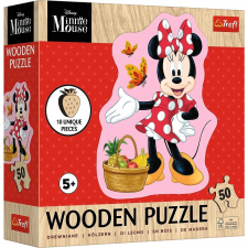 Trefl Minnie egér kontúros 50db-os fa puzzle - Trefl (20279 TR) puzzle, kirakós