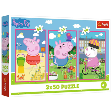 Trefl Peppa malac a barátság ereje 3x50db-os puzzle - Trefl puzzle, kirakós