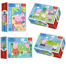 Trefl Peppa malac boldog napja - 54 darabos mini puzzle (Trefl) puzzle, kirakós