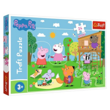 Trefl Peppa malac Móka a fűben 24 db-os Maxi puzzle - Trefl puzzle, kirakós