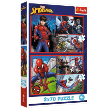 Trefl Pókember póktörténetek 2x70db-os puzzle - Trefl puzzle, kirakós