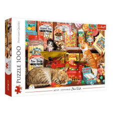 Trefl Prémium 1000 db-os cicás puzzle - Macska édességek puzzle, kirakós