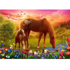 Trefl Prémium 500 db-os lovas puzzle - Lovak a réten puzzle, kirakós