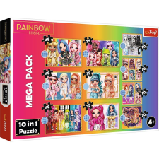 Trefl Puzzle 10 az 1-ben Rainbow High Fashion Dolls puzzle, kirakós