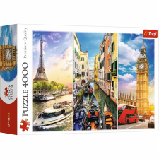 Trefl Puzzle 4000 Utazás Európába puzzle, kirakós