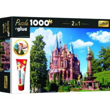 Trefl puzzle ragasztóval 1000 db - Drachenburg-kastély, Németország puzzle, kirakós