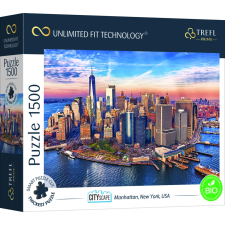Trefl Puzzle TREFL Városkép: Manhattan, New York, USA - 1500 darab puzzle, kirakós