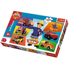 Trefl Sam a tűzoltó járművei puzzle 100db-os - Trefl puzzle, kirakós