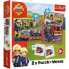 Trefl Sam A Tűzoltó Puzzle és Memóriajáték 2 az 1-ben Trefl (93334 TREFL)