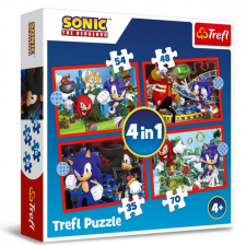 Trefl Sega Sonic a sündisznó 4 az 1-ben puzzle - Trefl puzzle, kirakós