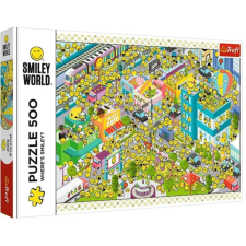 Trefl Smiley World, Smiley arcok sokasága 500 db-os puzzle – Trefl puzzle, kirakós