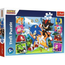 Trefl : sonic, a sündisznó, a találkozás - 100 darabos puzzle puzzle, kirakós