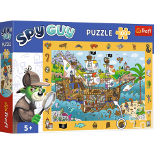 Trefl : Spy Guy Kalózhajó nyomozós képkereső puzzle - 100 darabos puzzle, kirakós