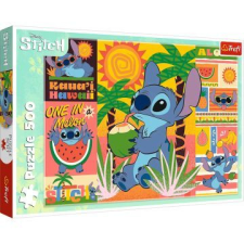 Trefl : stitch nyaralása puzzle - 500 darabos puzzle, kirakós