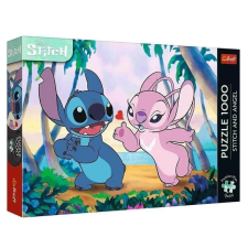 Trefl Stitch puzzle 1000 db-os - Stitch és Angel puzzle, kirakós