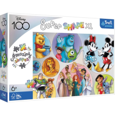 Trefl Super Shape XL 160 db-os puzzle - Disney színes világa - Disney 100 (50033) puzzle, kirakós