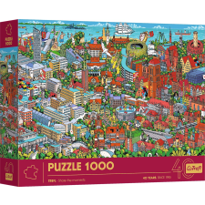 Trefl Trefl premium plus puzzle - Trojměstské pillanatok, 1000 darab puzzle, kirakós