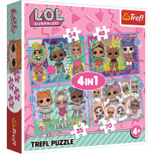 Trefl Trefl puzzle: találkozás a LOL Surprise babákkal 4 az 1-ben puzzle, kirakós