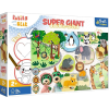 Trefl Treflik Az Állatkertben Super Giant Kétoldalas 3 Az 1-ben Puzzle 15db-os - Lányoknak és Fiúknak, 2 éves kortól (024616)