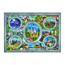 Trefl Világ Várai panoráma Puzzle , 1000 darab puzzle, kirakós