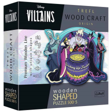 Trefl Wood Craft: Disney Gonosztevők 500+5db-os prémium fa puzzle - Trefl puzzle, kirakós