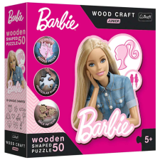 Trefl Wood Craft Junior: Csodálatos Barbie baba fa puzzle 50db-os puzzle, kirakós