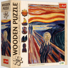 Trefl Wooden Puzzle - A Sikoly - Munch 200 db-os 20252 (26500) puzzle, kirakós