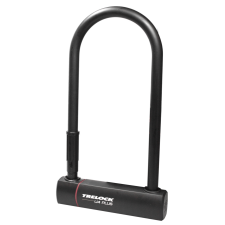 Trelock U4 Plus kulcsos U-lakat [fekete, 230 mm] kerékpáros kerékpár és kerékpáros felszerelés