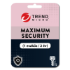 Trend Micro Maximum Security (1 eszköz / 2 év) (Elektronikus licenc)