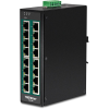 Trendnet 16-Port Industrial Gigabit PoE+ DIN-Rail Switch (TI-PG160)