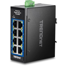 Trendnet TI-GLC80 DIN-sínre szerelhető ipari switch (TI-GLC80) hub és switch