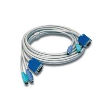 Trendnet TK-C10 PS/2 VGA M/M KVM tkábel 3m szürke (TK-C10) (TK-C10) kábel és adapter