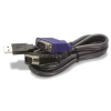 Trendnet TK-CU06 D-SUB 15pin USB M/M KVM tkábel 1.8m fekete (TK-CU06)
