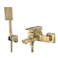  Trendy's kádcsaptelep, rövid csaptelep, falra szerelhető, antikolt bronz csaptelep