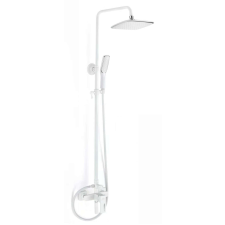  TRENDY'S zuhanyoszlop, három funkcióval, matt fehér csaptelep
