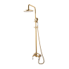  TRENDY'S zuhanyoszlop, két funkcióval, falra szerelhető, kerámia hímzés minta, arany