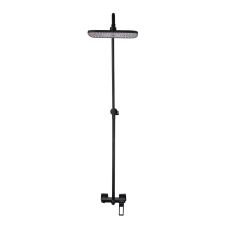  TRENDY&#039;S zuhanyoszlop, vékony, két funkciós, fekete fürdőkellék