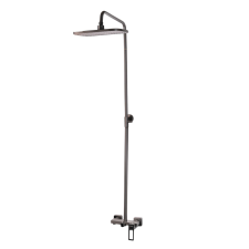  TRENDY'S zuhanyoszlop, vékony, két funkcióval, szürke csaptelep