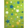 Trendy Kids 160x230 cm Trendy Kids Zöld csillagos D234A, gyerekszőnyeg