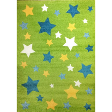 Trendy Kids 160x230 cm Trendy Kids Zöld csillagos D234A, gyerekszőnyeg lakástextília