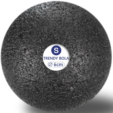 Trendy Sport Masszázs labda Trendy Bola fekete 6 cm fitness eszköz