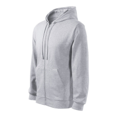  Trendy Zipper felső férfi világosszürke melírozott XL