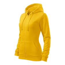 Trendy Zipper felső női sárga XL női pulóver, kardigán