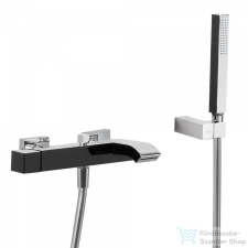 Tres CUADRO EXCLUSIVE kádtöltő csaptelep, fekete/króm 60717002 csaptelep