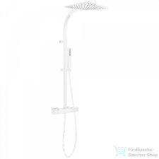 Tres - Cuadro Exclusive Termosztátos Zuhanyszett fejzuhannyal, kézizuhannyal matt fehér 00739502BM csaptelep
