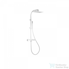 Tres - Slim Exclusive Termosztátos Zuhanyszett fejzuhannyal, kézizuhannyal matt fehér 20219501BM csaptelep