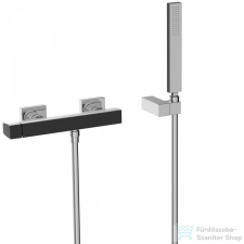 Tres SLIM EXCLUSIVE zuhany csaptelep, zuhanyszettel, fekete/króm 20216701NE csaptelep