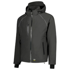 TRICORP Kabát unisex Tech Shell T54 sötétszürke 2XL méret