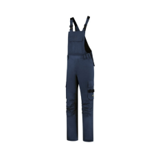 TRICORP Kantáros munkanadrág unisex Bib & Brace Twill Cordura T67 tengerészkék 48 méret