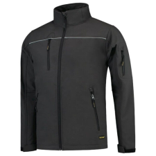 TRICORP Luxury Softshell softshell kabát unisex sötétszürke S munkaruha